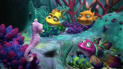 Splash e Bubbles em Português - Aí Vem O Tubarão Martelo | A Nova Casa da Denny