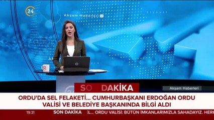 ORDU'DA SEL FELAKETİ