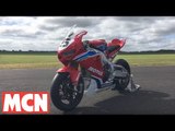 John McGuinness shows off 2017 TT Fireblade | Interviews | Motorcyclenews.com