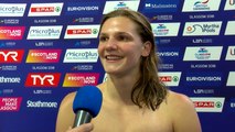Marie Wattel – Winner of Mixed 4 x 100m Freestyle Relay – Glasgow 2018