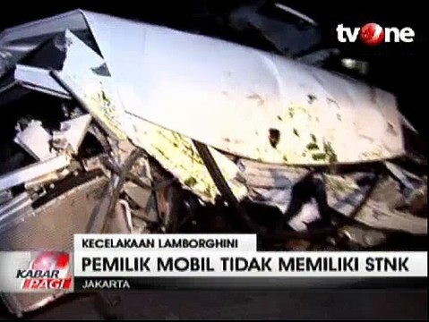 Kecelakaan Lamborghini Dengan Motor, 1 Orang Luka Parah