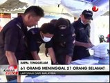 Korban Tewas Kapal Karam di Malaysia Bertambah Jadi 61 Orang