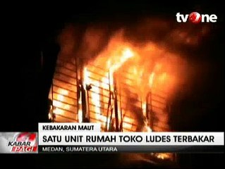 Kebakaran Ruko di Medan, Dua Orang Tewas