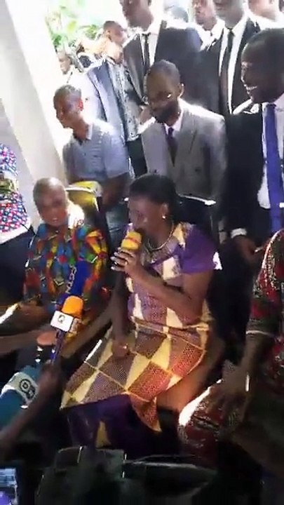 Simone Bagbo libre, les premiers mots