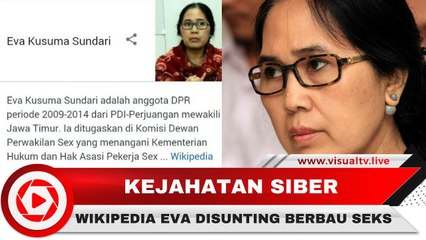 Profil Wikipedia Politisi PDIP Eva Kusuma Sundari, Disunting sebagai Anggota Situs Film Dewasa