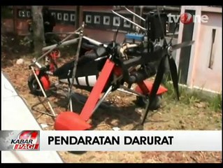 Download Video: Mesin Mati, Pesawat  Jenis Trike Mendarat Darurat di Permukiman