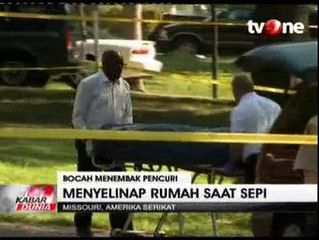 Seorang Bocah Tembak Mati Penyusup di Rumahnya