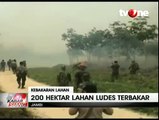 Tentara dan Polisi Bantu Padamkan Kebakaran Hutan Jambi