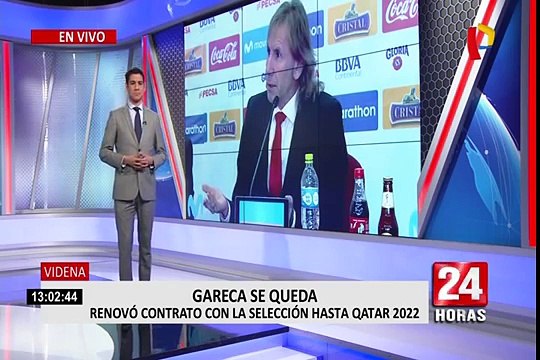 Ricardo Gareca renovó con la FPF: El desafío es mantenernos donde estamos