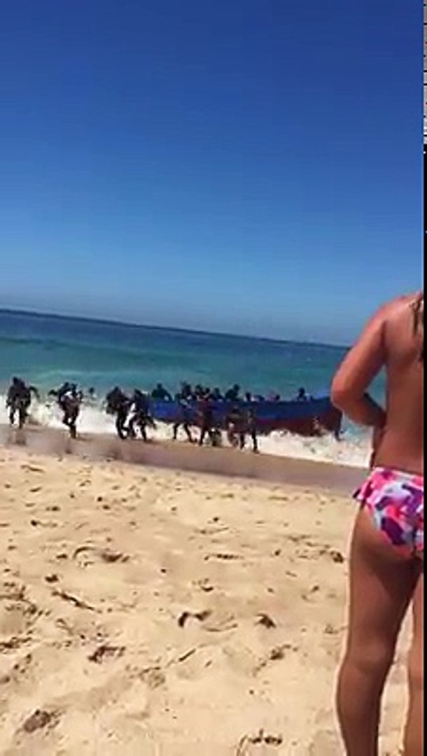 ⁣nudist beach