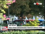 Demo Petani Prancis, Ratusan Traktor Serbu Kota Paris