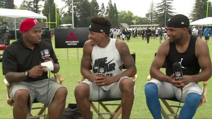 Steve Smith interviews Lions' WR duo of Jones, Tate