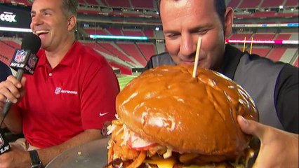 Ian Rapoport takes Gridiron Burger challenge