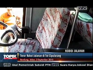Bus Primajasa Diberondong Tembakan di Tol Cipularang