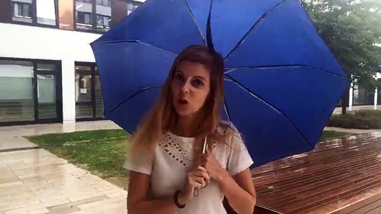 ⛈ Endlich etwas Abkühlung nach der unerträglichen Hitze! Wir stehen gerade in München und es gießt aus allen Kübeln! Wie ist bei euch das Wetter? ⛈