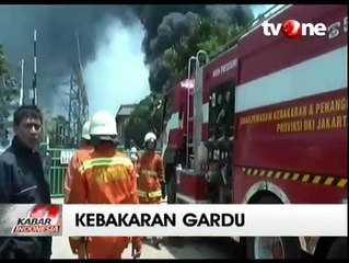 Gardu Induk PLN di Kembangan Terbakar