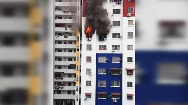 Fire razes flat unit in Pantai Dalam, no one is hurt