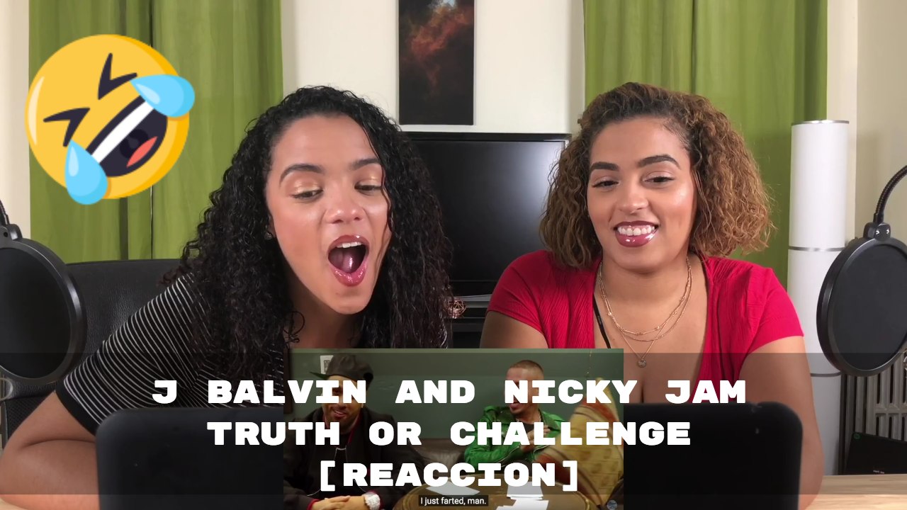 J Balvin and Nicky Jam Truth or Challenge Reaction