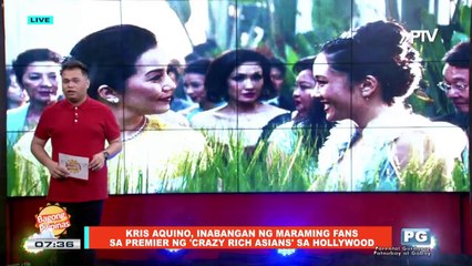 FIFIRAZZI: Kris Aquino, inabangan ng mgaraming fans sa premier ng 'Crazy Rich Asians' sa Hollywood; Coco Martin's 'Ang Probinsyano', aabot daw hangggang 2048?; Angelina Jolie, batid na maging pinal ang divorce nila ni Brad Pitt