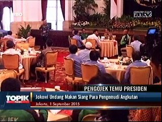 Presiden Jokowi Temui Para Pengemudi Angkutan