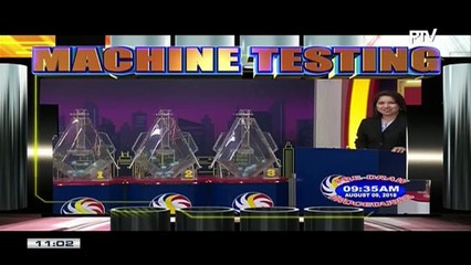 PCSO 11 AM Lotto Draw, August 9, 2018