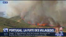 Dans le sud du Portugal, habitants et touristes sont évacués pour échapper aux feux