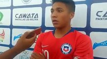 ‪Palabras de capitán ⚽️‬‪Marcelo Allende comentó el triunfo de #LaRojaSub20 que le dio el paso a semifinales de los Juegos Odesur.‪¡#VamosTeamChile!