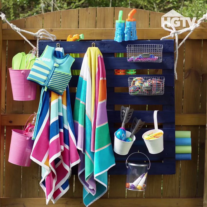 Use our summertime storage hacks to keep your garage, patio, and backyard neat, tidy, and ready to party! 