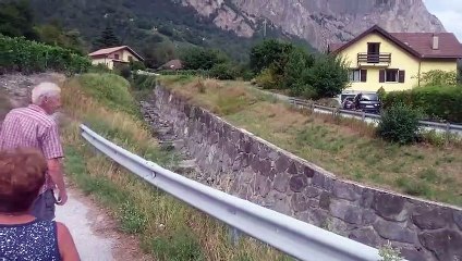 Suisse : Un village ravagée par une grosse coulée de boue !