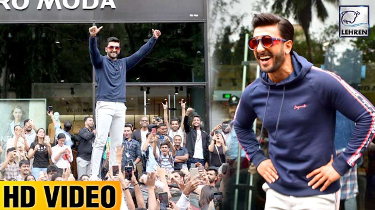 Ranveer Singh Dances On Top Of His Car