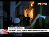 Kebakaran di Bekasi Hanguskan Gudang Serta Rumah Warga