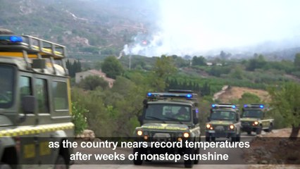 Firecrews in Spain and Portugal struggle to control wildfires