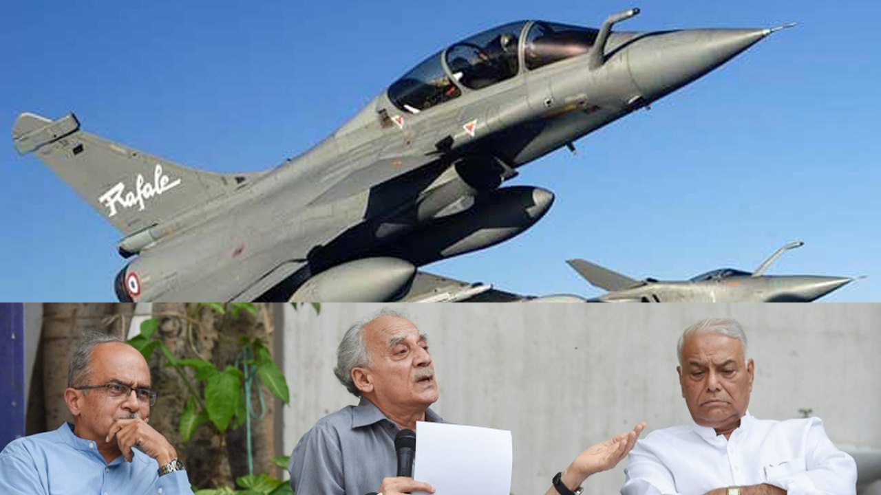 Rafael Deal पर Modi Government पर Arun Shourie, Yashwant Sinha ने उठाए सवाल | वनइंडिया हिंदी