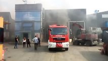 Kocaeli'de Atık Yağ Fabrikasında Yangın