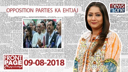 | Front Page | 9-August-2018 | Election 2018