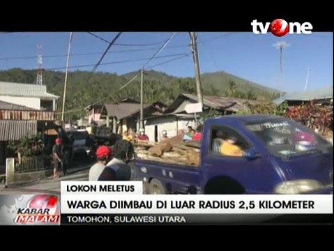 Pasca Meletus, Aktivitas Kegempaan Gunung Lokon Masih Terjadi