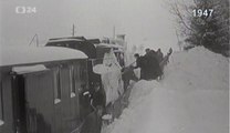 Tuhá zima a železniční doprava (1947, Archiv ČT24: Extrémy počasí)