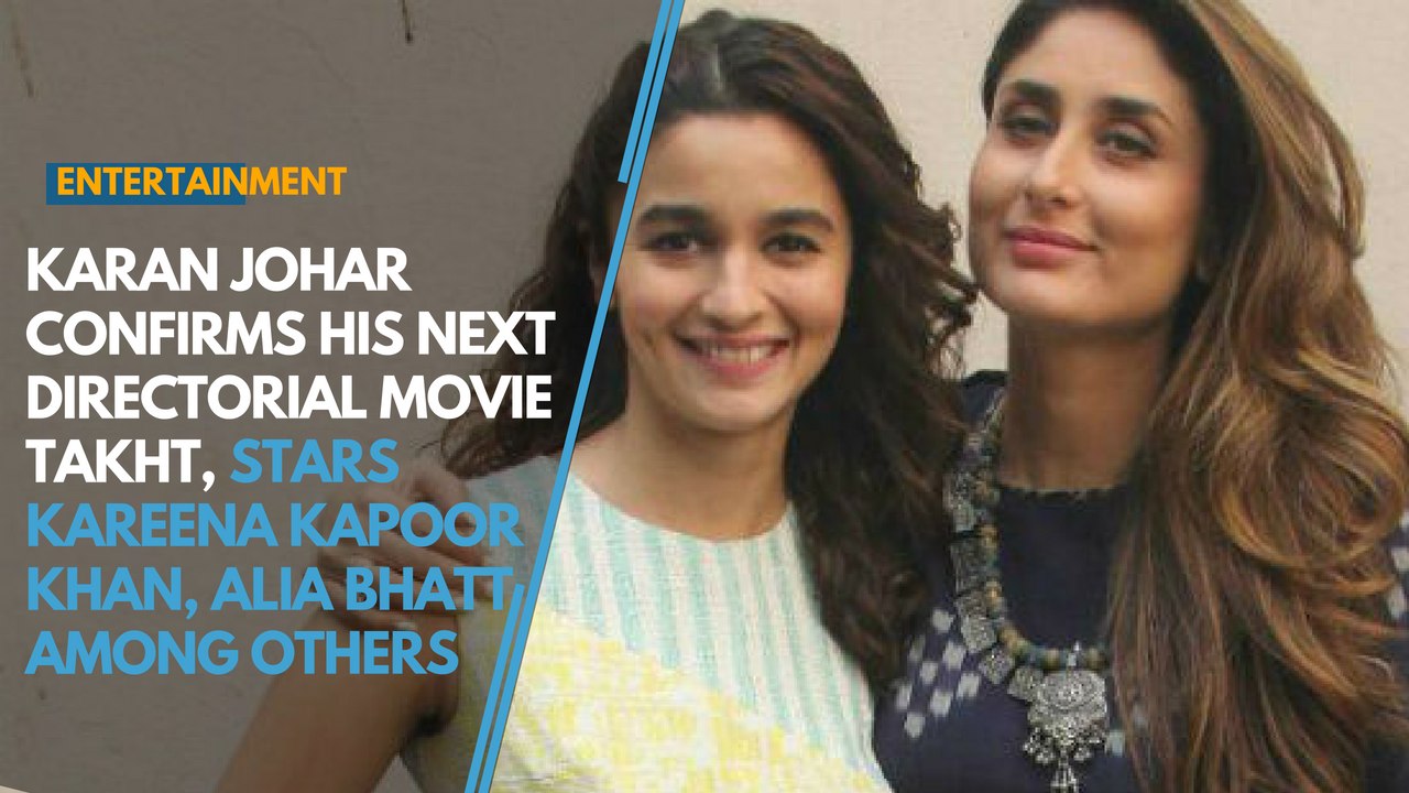 Karan Johar confirms his directorial Takht, stars Ranveer Singh, Kareena Kapoor