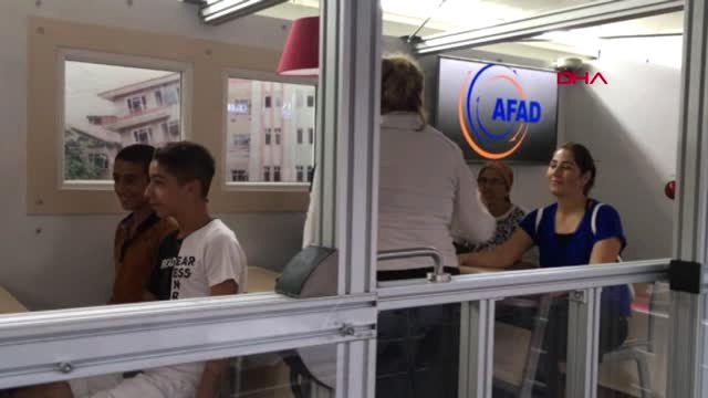 Osmaniye Afad'ın Deprem Simülasyon Tır'ı Osmaniye'de