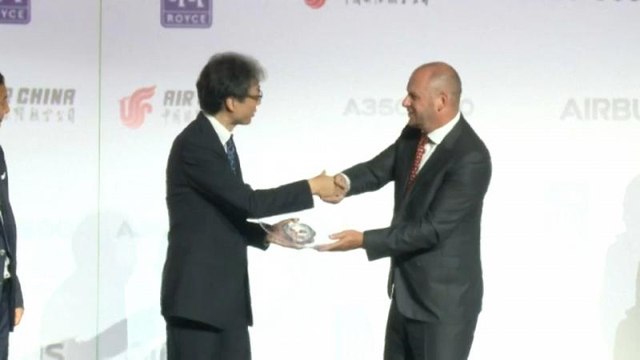 تحویل هواپیمای پهن‌پیکر ایرباس به چین