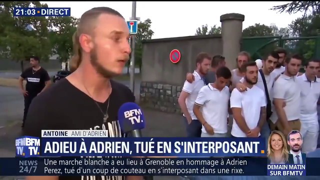 Justice pour Adrien : On en a marre de perdre des amis, des frères ou des enfants ! On se sent délaissé par les politiques. Ces affaires sont toujours étouffées.