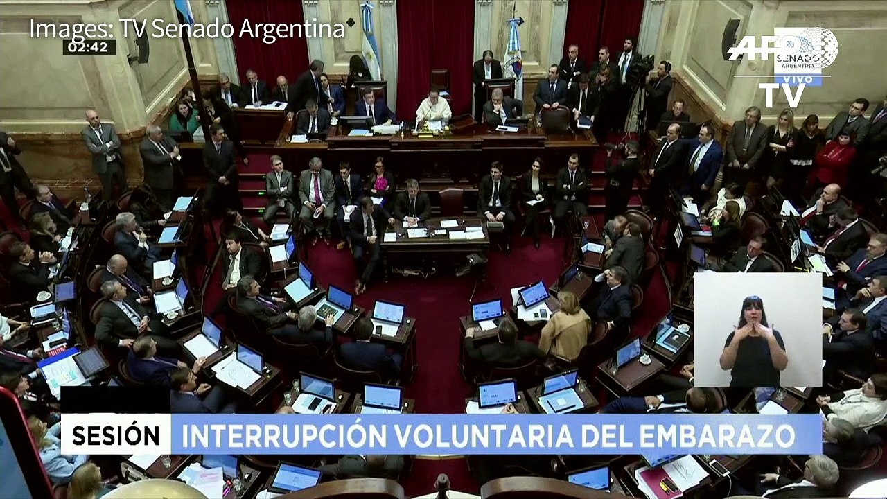 Argentina Senate rejects bill to legalize abortion