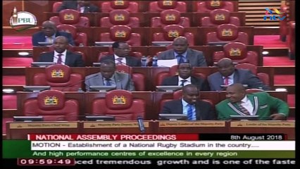 Kenya Parliament approves construction of rugby stadium
