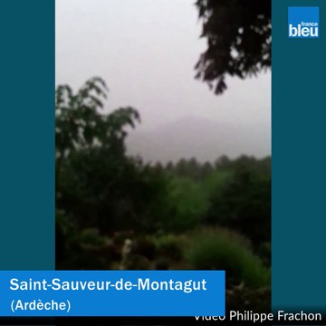 De violents orages ont touché la Drôme et surtout l'Ardèche depuis mercredi soir