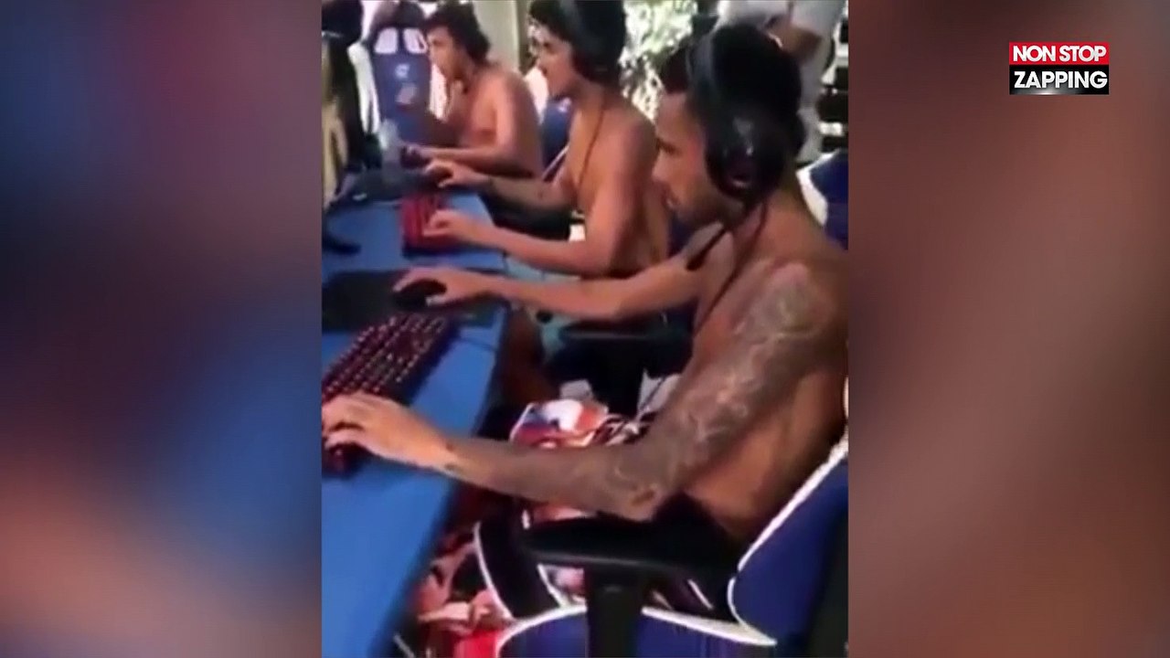 Quand Neymar joue à Counter Strike avec un champion de e-sport (Vidéo)