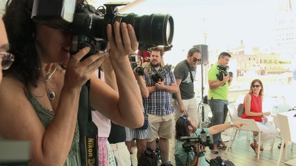 Elena Furiase presume de tripita en la recta final de su embarazo