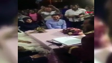 Kelime oyunu yapan gelin az daha nikahı iptal ettirecekti