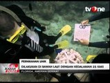 Prosesi Pernikahan Unik di Bawah Laut