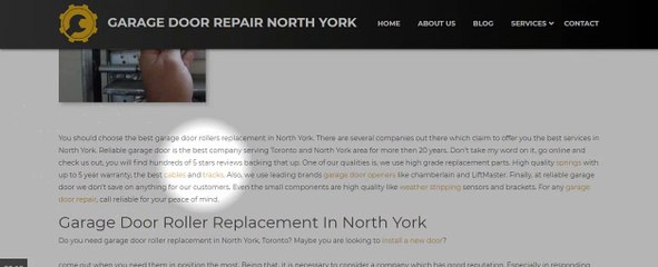 garage door repair north york
