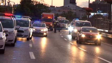 E-5’te feci kaza kamerada